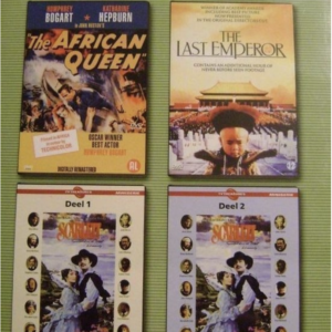 The African queen, The last emperor, Scarlet 1&2